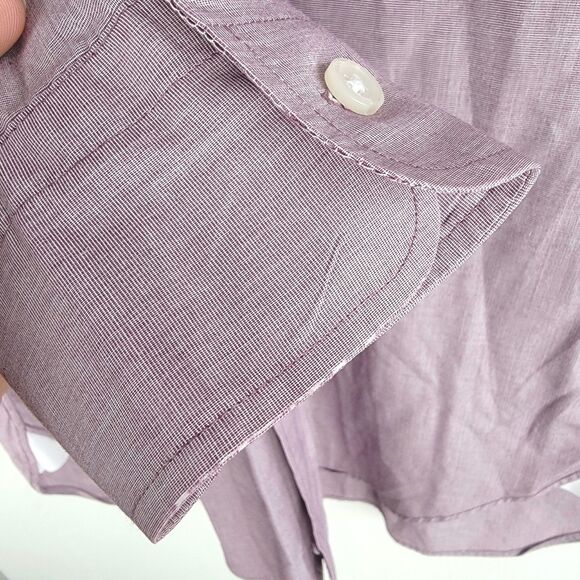 J Crew 120s 2 Ply Mens Size Small Ludlow Dress Shirt Spread Collar Career Work - Picture 4 of 10